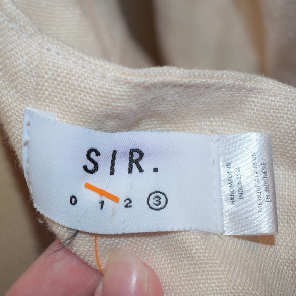 SIR the Label Gracie Ivory Tie-Back Dress - Picture 5 of 5